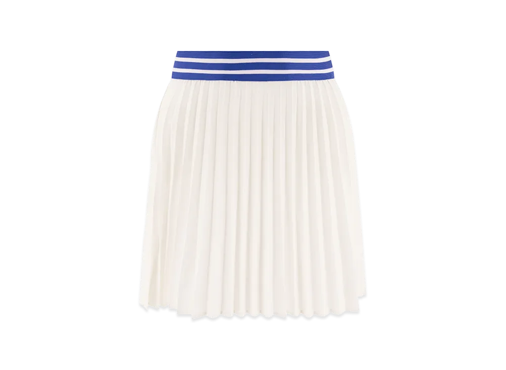 BODE Women's Piquet Court Mini Skirt "White"
