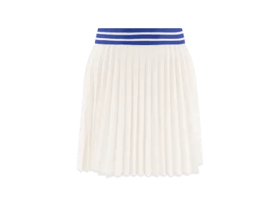 BODE Women's Piquet Court Mini Skirt "White"