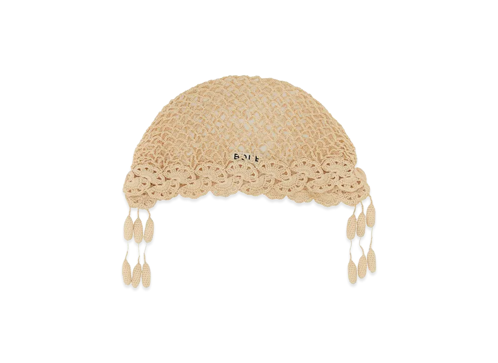 BODE Crochet Blossom Beanie "Beige"