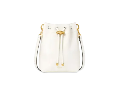 Jimmy Choo Cinch Mini Leather Mini Bag "Latte/Gold"