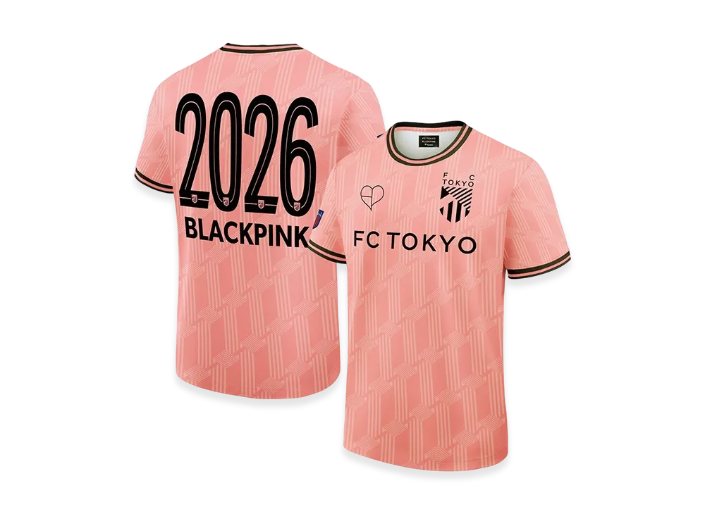 BLACKPINK x FC Tokyo Confit T-Shirt "Pink"