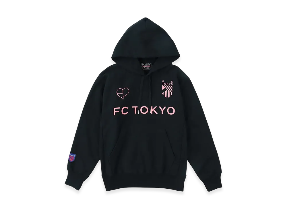 BLACKPINK x FC Tokyo Logo Hoodie "Black"