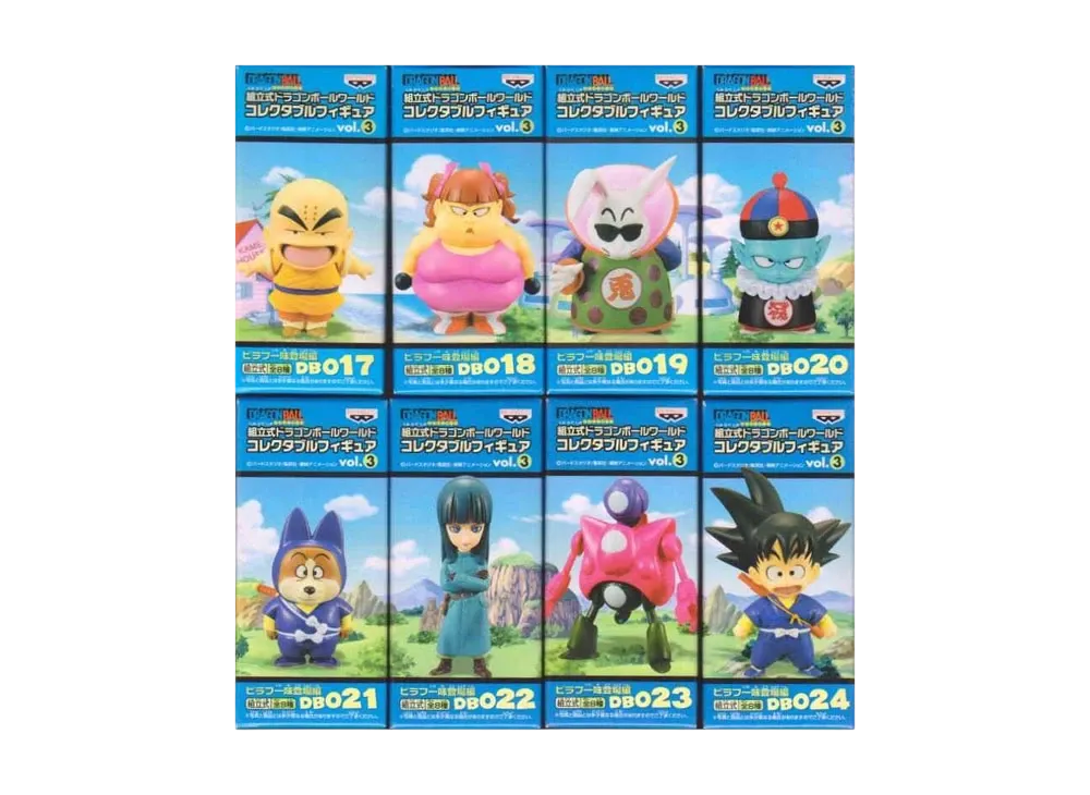 Banpresto Assembly Dragon Ball World Collectable Figure Vol.3 Pilaf Gang Appearance Complete 8 Piece Set