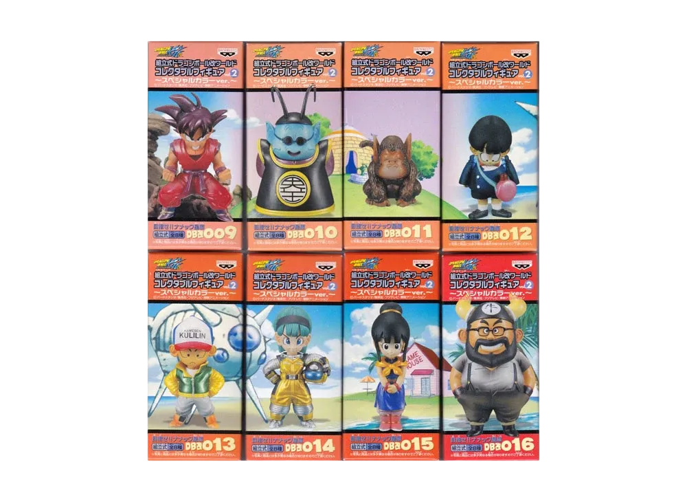 Banpresto Assembly Dragon Ball Kai World Collectable Figure Vol.2 Destination !! Namek Special Color Ver. Complete 8 Piece Set