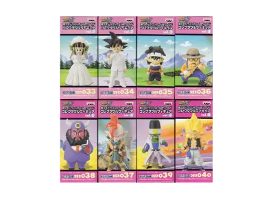 Banpresto Assembly Dragon Ball Kai World Collectable Figure Vol.5 Complete 8 Piece Set