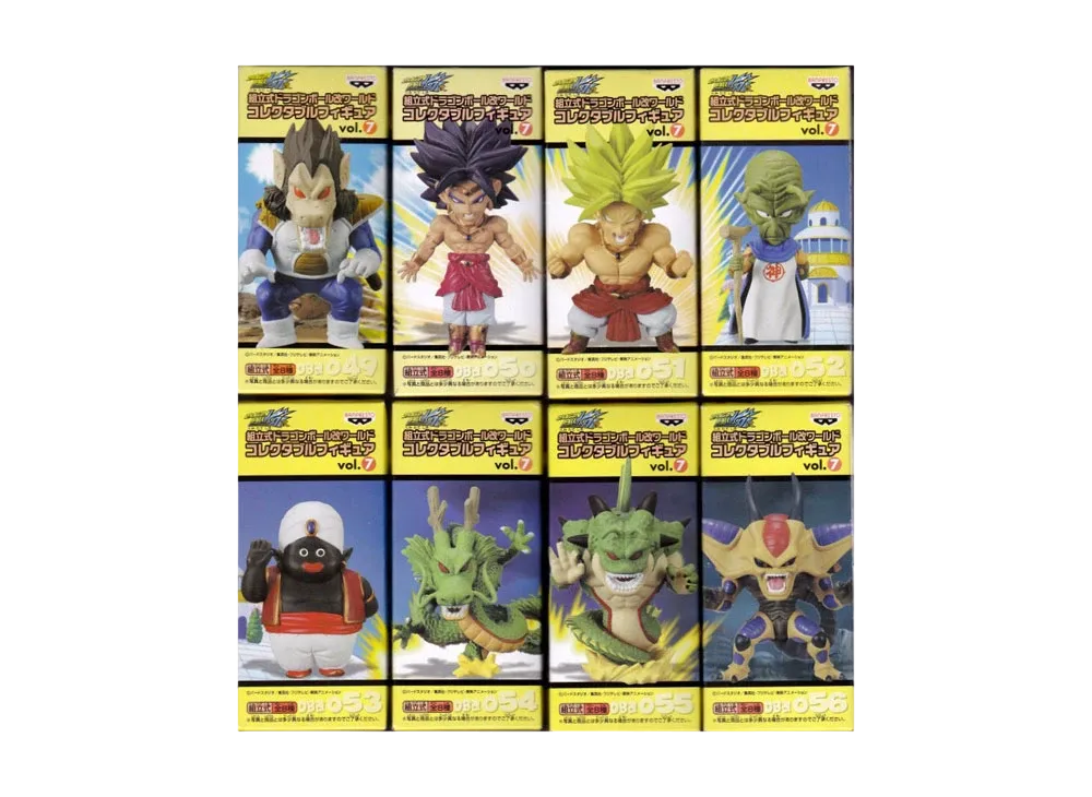 Banpresto Assembly Dragon Ball Kai World Collectable Figure Vol.7 Complete 8 Piece Set