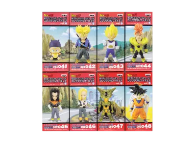 Banpresto Assembly Dragon Ball Z World Collectable Figure Vol.6 Android VS Cell Complete 8 Piece Set