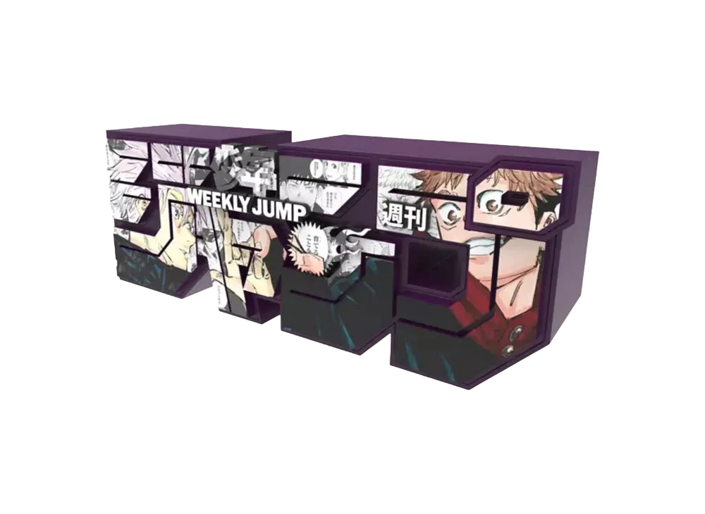 Weekly JUMP Logo Figure Jujutsu Kaisen Itadori / Gojo edition