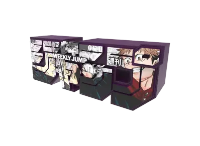 Weekly JUMP Logo Figure Jujutsu Kaisen Itadori / Gojo edition