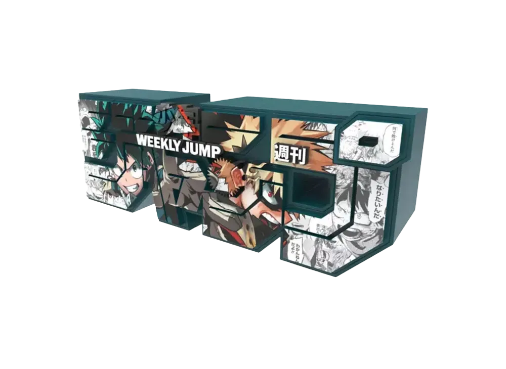 Weekly JUMP Logo Figure My Hero Academia Midoriya / Bakugo edition