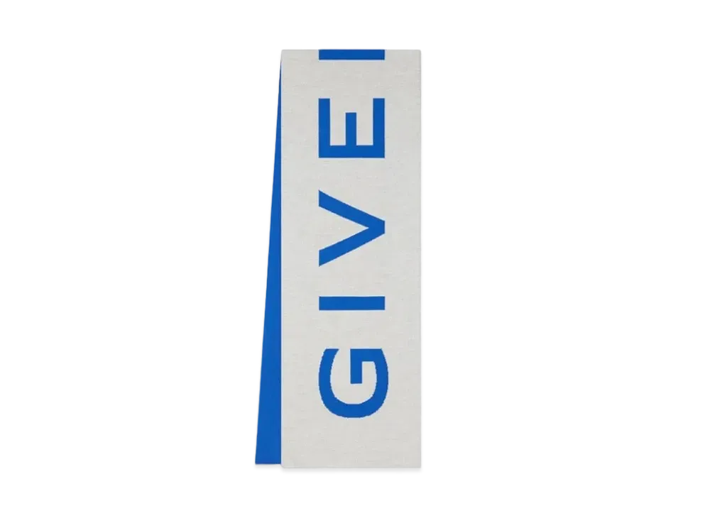 GIVENCHY Scarf In Wool "Light Grey"
