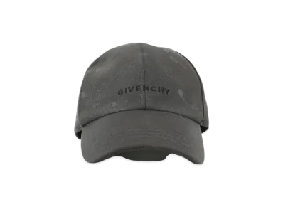 GIVENCHY Embroidered Cap In Cotton "Grey Mix"