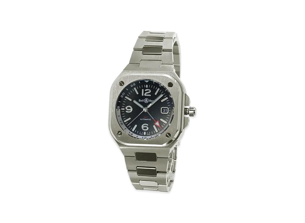 Bell & Ross Urban BR05 GMT "Silver/Black"