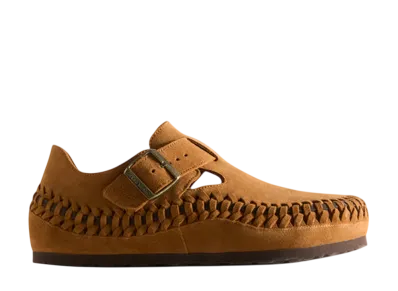 Kith x Birkenstock London Braided Shearling "Mink/Mocca"