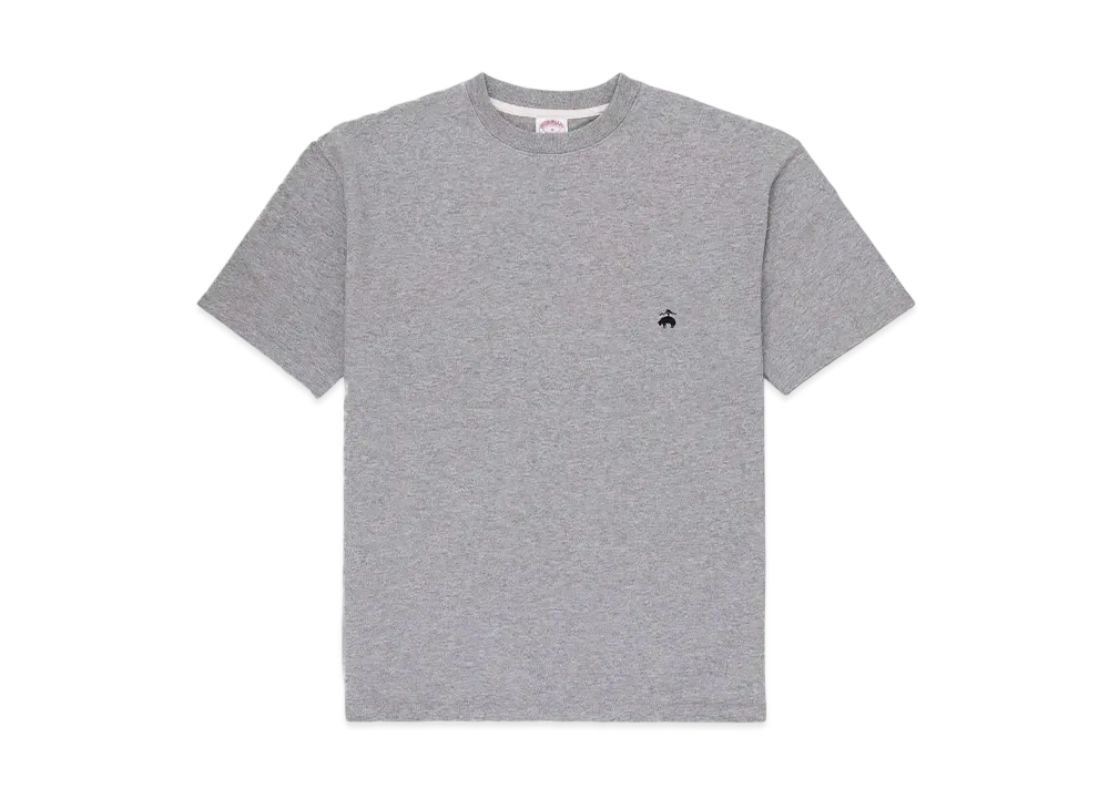 Brooks Brothers USA Cotton Jersey Heavyweight GF Logo T-Shirt "Heather Grey"