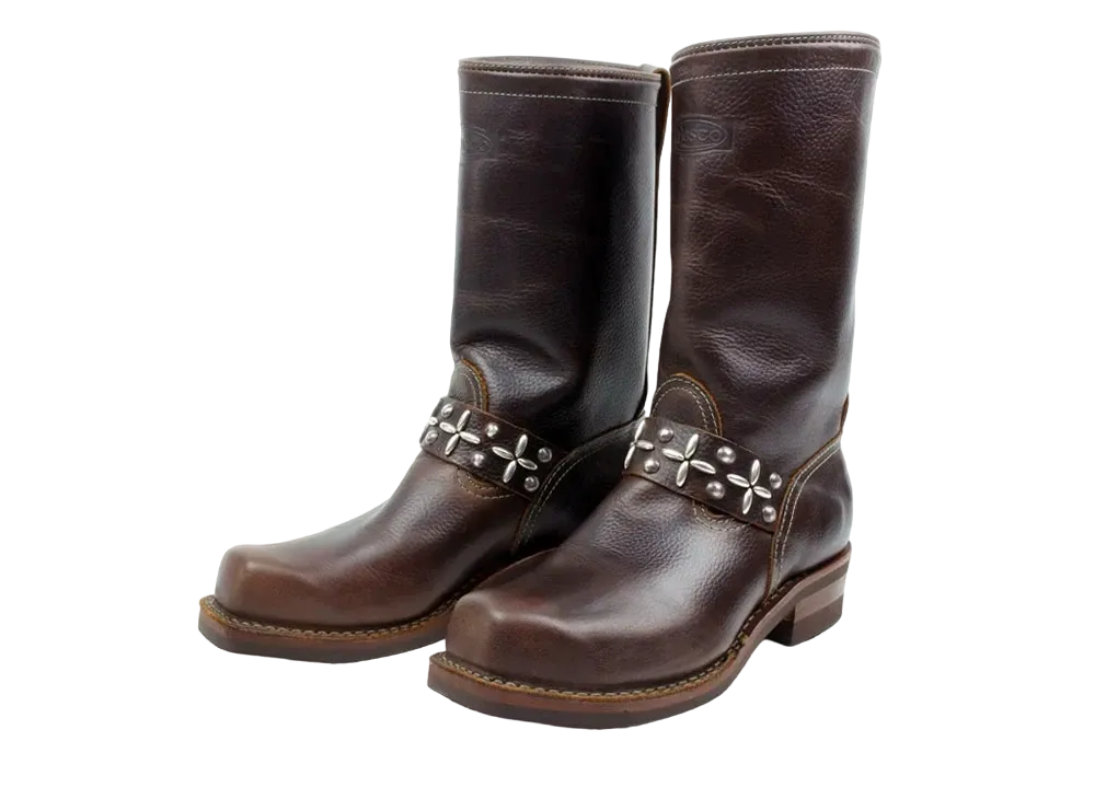 WESCO x LYNCH Limited 2nd Model "Brown" Brown Pebble #430 Vibram Sole 11 Height Harness Toe BRDP7700700 E