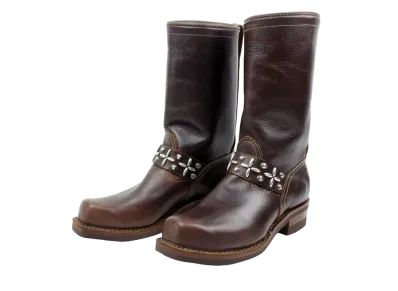 WESCO x LYNCH Limited 2nd Model "Brown" Brown Pebble #430 Vibram Sole 11 Height Harness Toe BRDP7700700 E