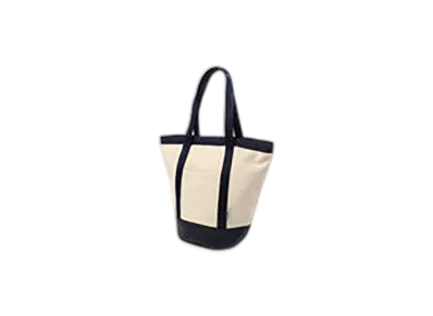 BRIEFING Bucket Tote "Natural/Navy"