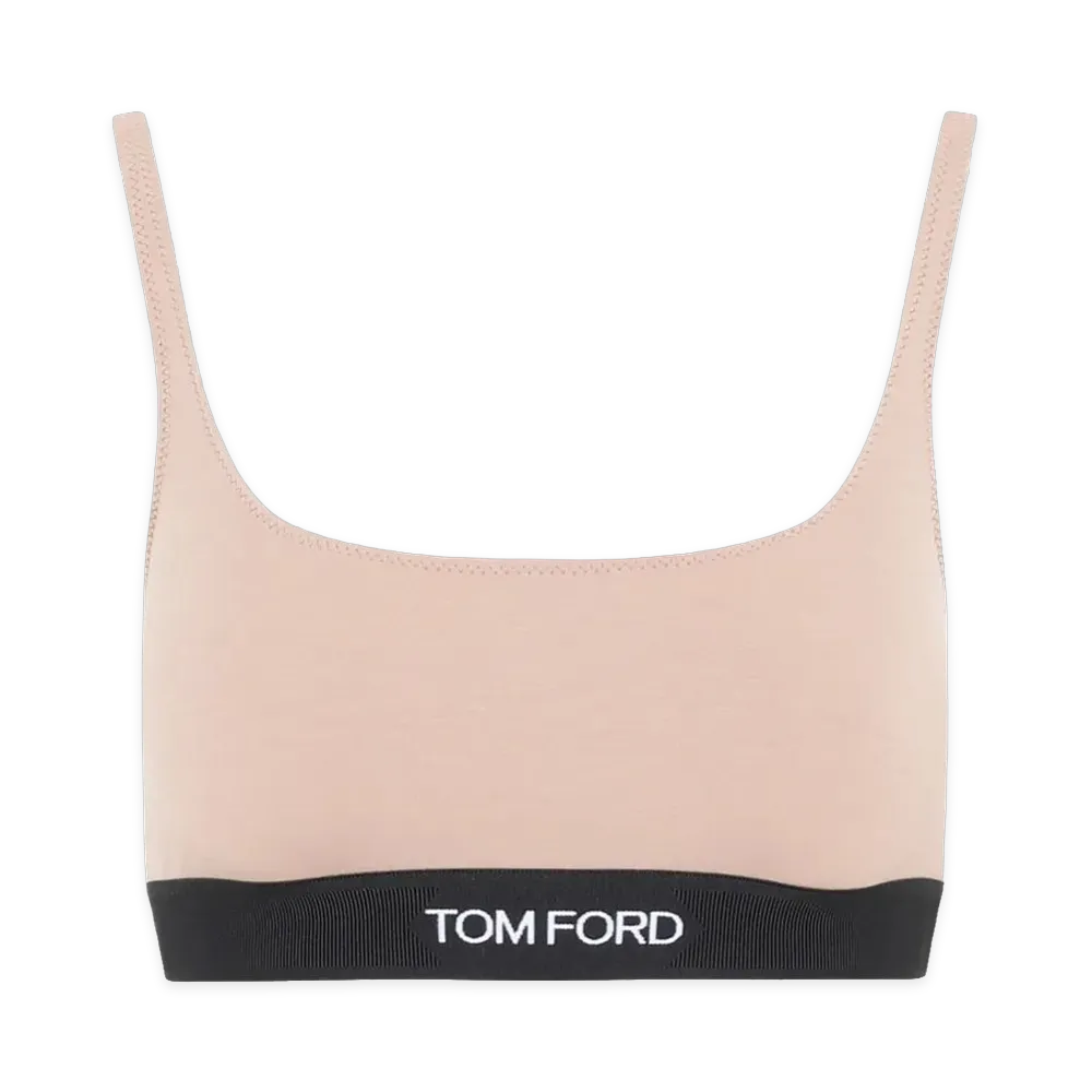TOM FORD Women's Bralette Signature In Modal "Dusty Rose"