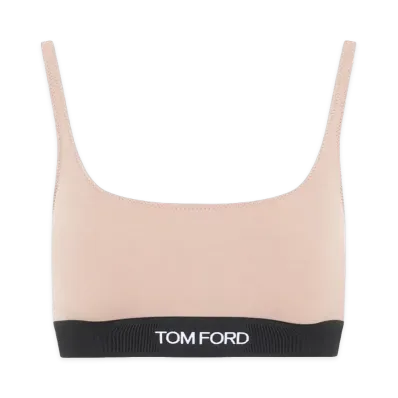 TOM FORD Women's Bralette Signature In Modal "Dusty Rose"