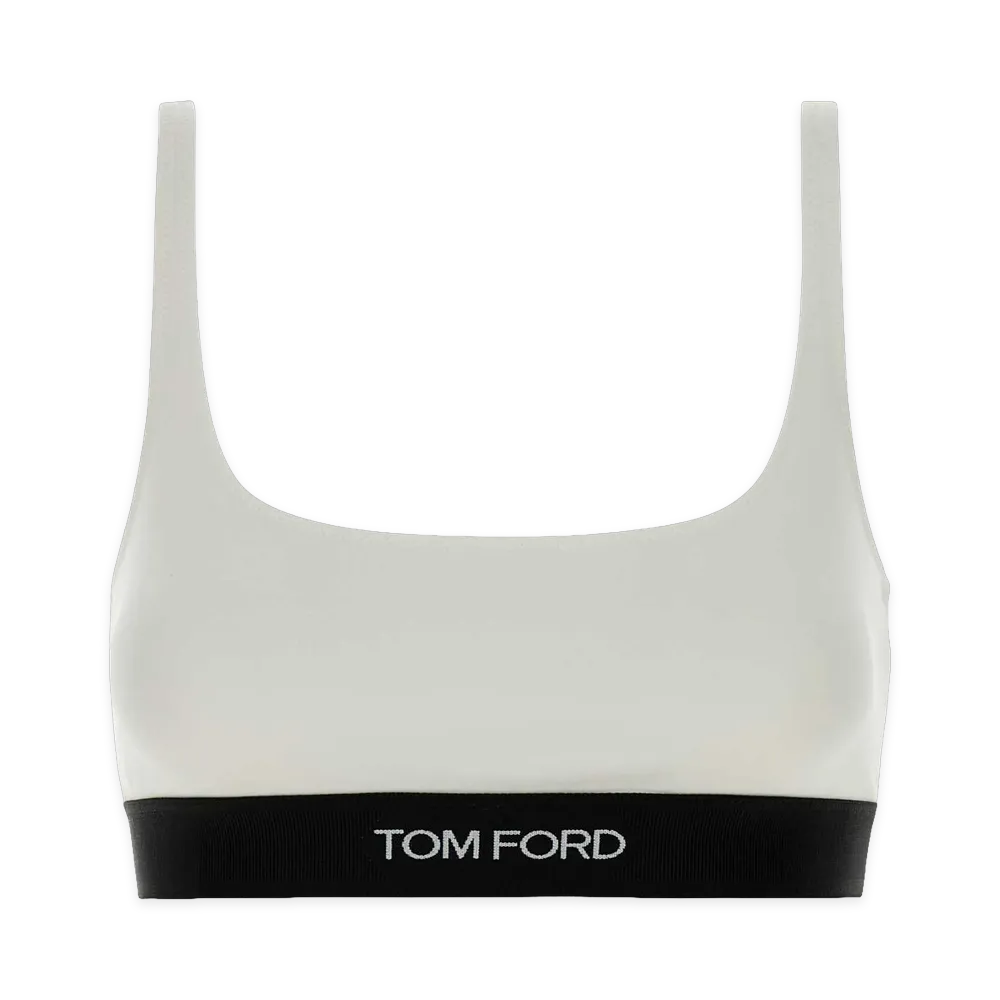 TOM FORD Women's Stretch Modal Bra "White"