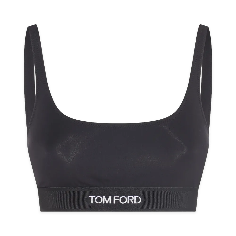 TOM FORD Women's Bralette Signature In Modal "Black"