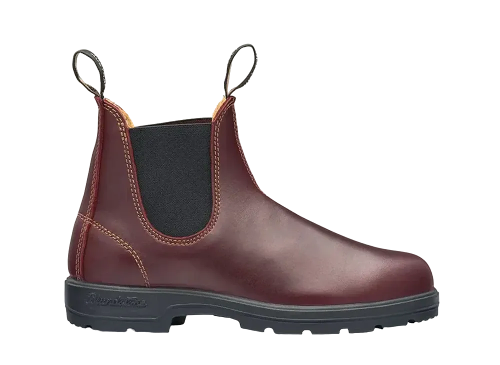 Blundstone Side Gore Boots Smooth Leather "Red Wood" BS1440110 TPU