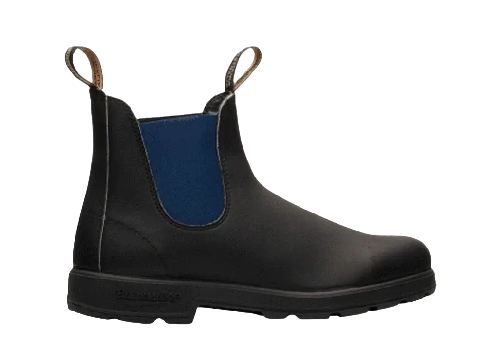 Blundstone Side Gore Boots Originals Smooth Leather "Black/Navy" BS1917596 TPU