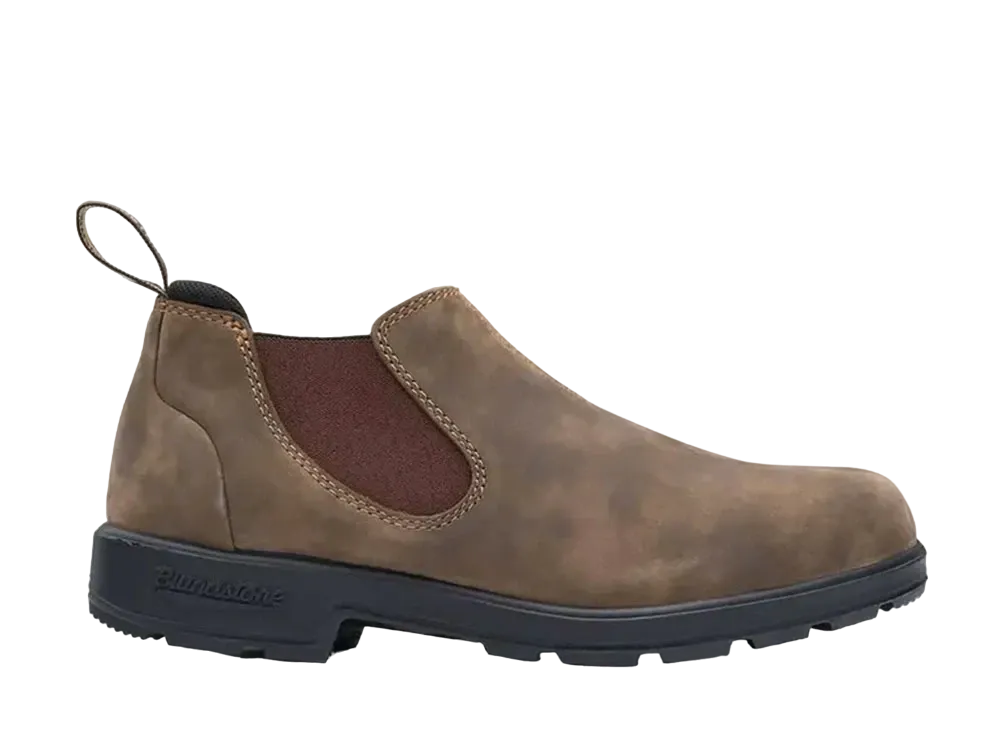 Blundstone Originals Low Cut Nubuck Leather "Rustic Brown" BS2036267 TPU