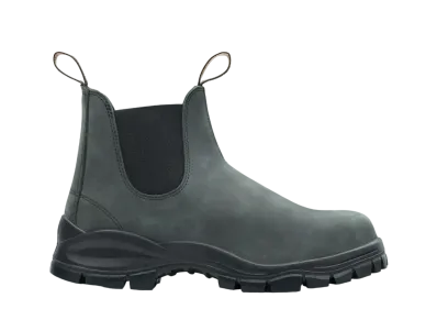 Blundstone Lug Boot Nubuck "Rustic Black" BS2238056 Synthetic Rubber