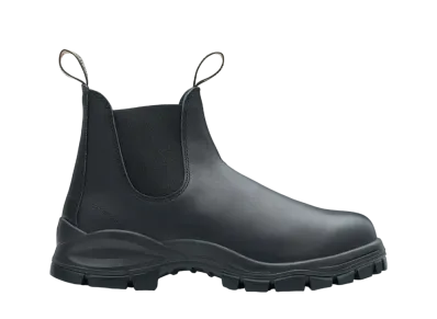 Blundstone Lug Boot Smooth Leather "Black" BS2240009 Synthetic Rubber