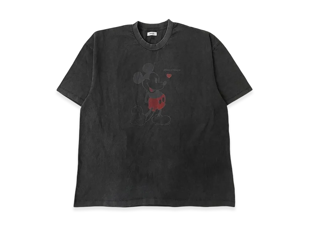 BASICKS x Mickey Mouse Vinatge Print T-shirt "Black"