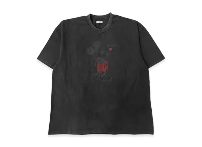 BASICKS x Mickey Mouse Vinatge Print T-shirt "Black"