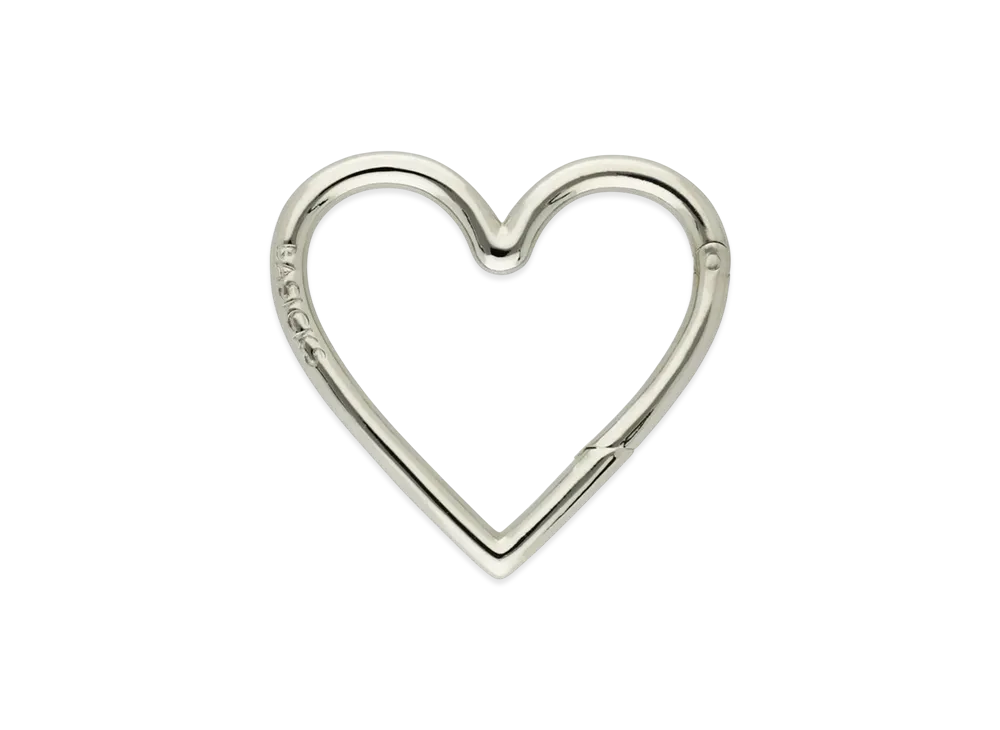 BASICKS Heart Carbiner "Silver"