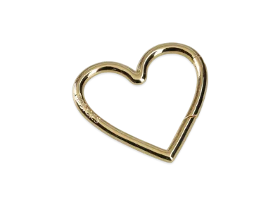 BASICKS Gold Plating Heart Carabiner "Gold"