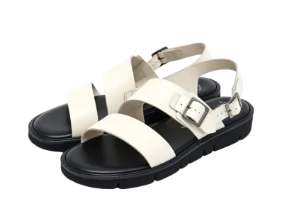 BEAUTIFUL SHOES S.S.BELT SANDALS (Gloxi Cut Sole) "Ivory"