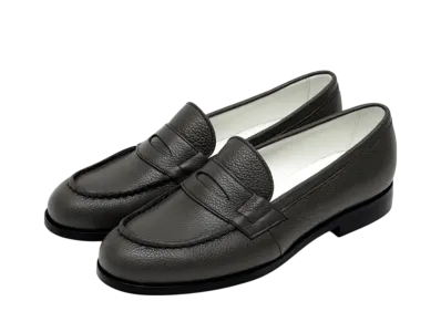 BEAUTIFUL SHOES FRENCH LOAFER (Leather Sole) "Black"