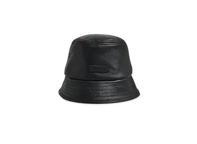 BREATH Newrich Leather Bucket Hat "Black"