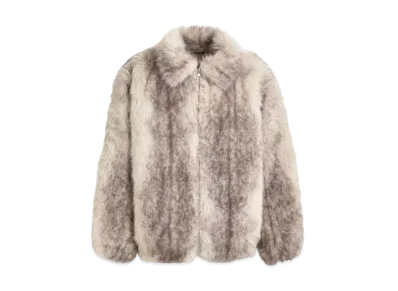 BREATH Faux Fur Jacket "Moss"
