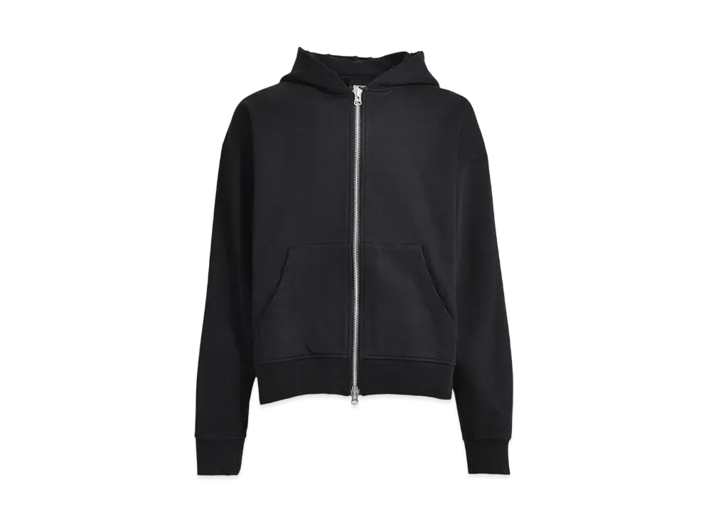 BREATH Newrich Short Zip Hoodie "Black"
