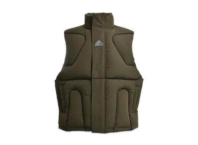 BREATH Tech Piping Down Vest "Olive"