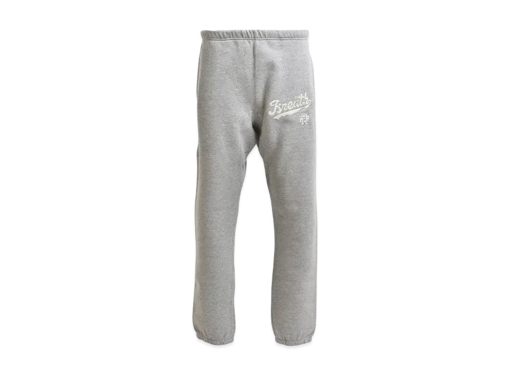 BREATH Logo Crash Sweat Pants "H.Grey"