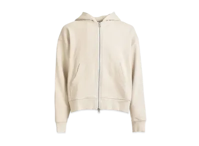 BREATH Newrich Short Zip Hoodie "Beige"