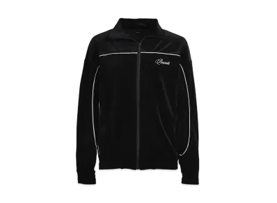BREATH Script Logo Piping Velour Jacket "Black"