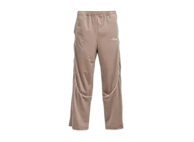BREATH Script Logo Piping Velor Track Pants "Beige"