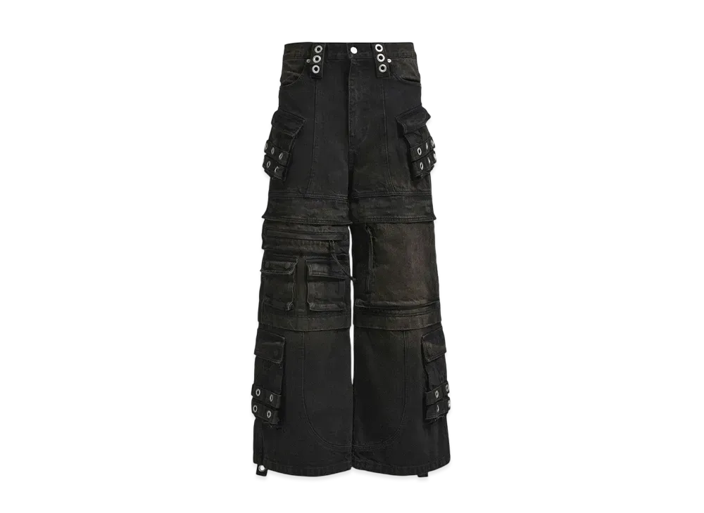 ブレス スーサイド デニムパンツ "ブラック"