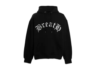 BREATH Old English Logo Hoodie "Black"