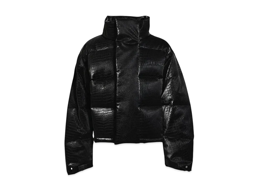 BREATH Crocodile Short Down "Black"