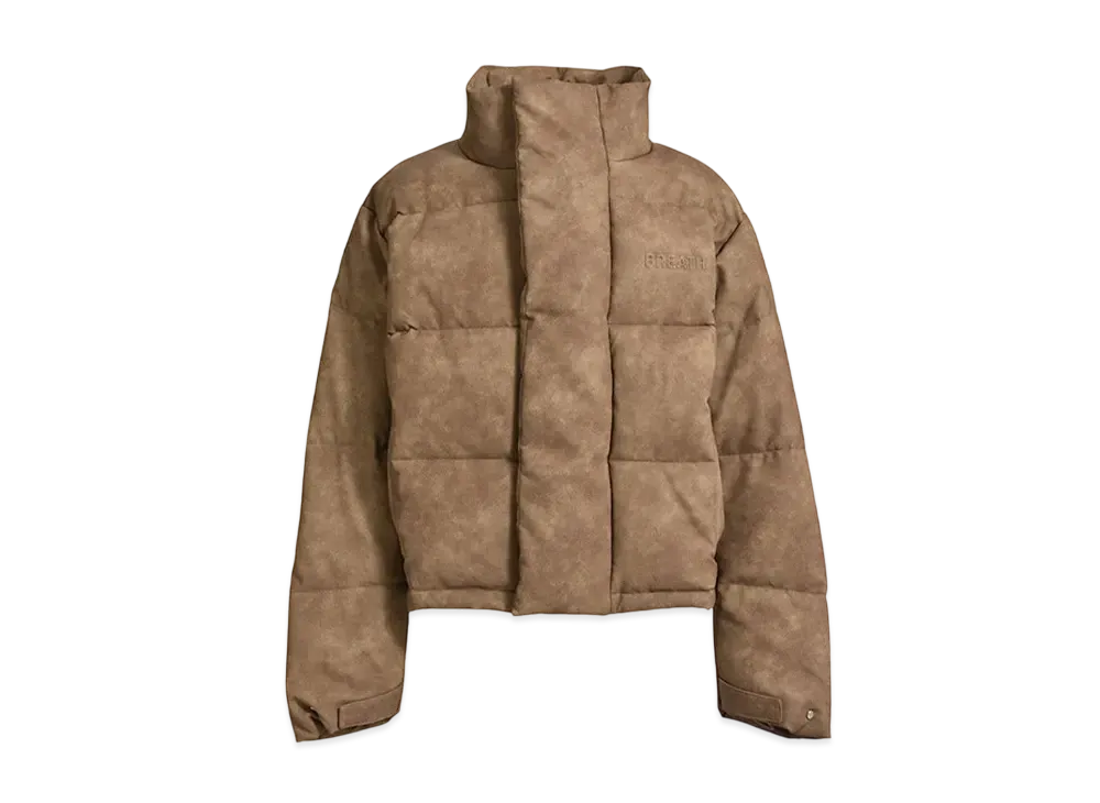 BREATH Ostrich Short Down "Beige"