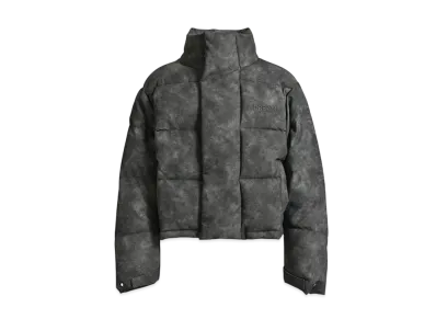 BREATH Ostrich Short Down "Charcoal"